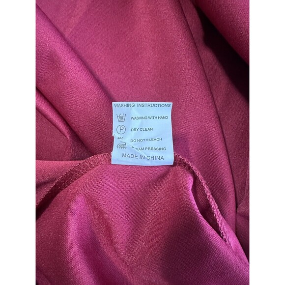 Women Size 2XL Dress Vintage Cocktail Tea Party Dress A-Line Summer Dress Red - Picture 15 of 16